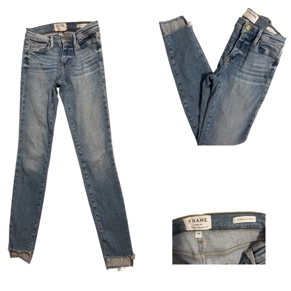 Frame Denim Denim - Frame Le Skinny de Jeanne Step Crop Skinny Jean